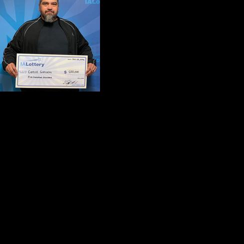 Le Mars man wins $500,000 Iowa Lottery prize