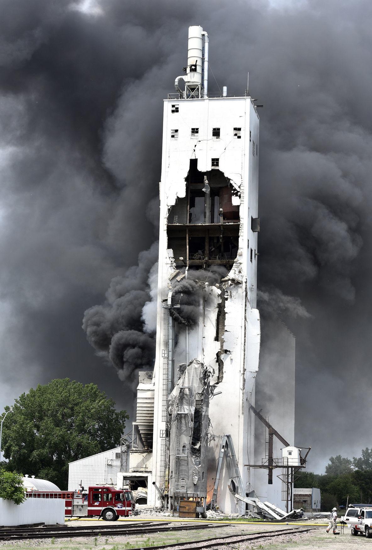 1 person injured at site of explosion at Andersen Farms grain elevator