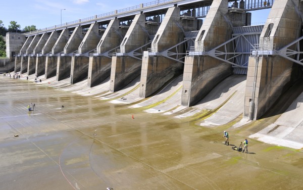 Gavins Point Dam no release