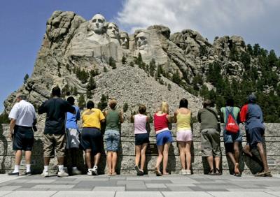 Image result for tourism at mount rushmore"