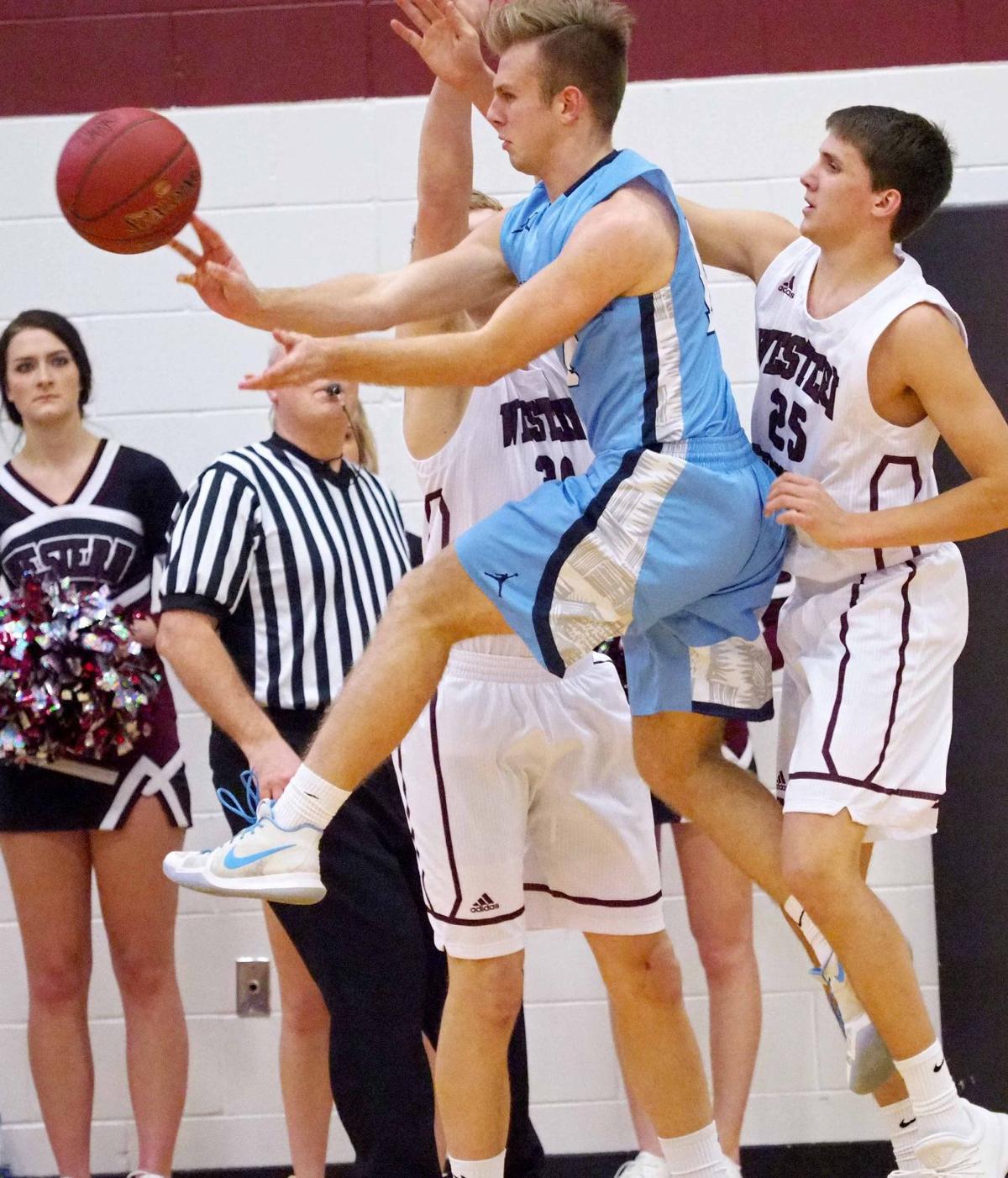 Western Christian Rallies Past Unity Basketball