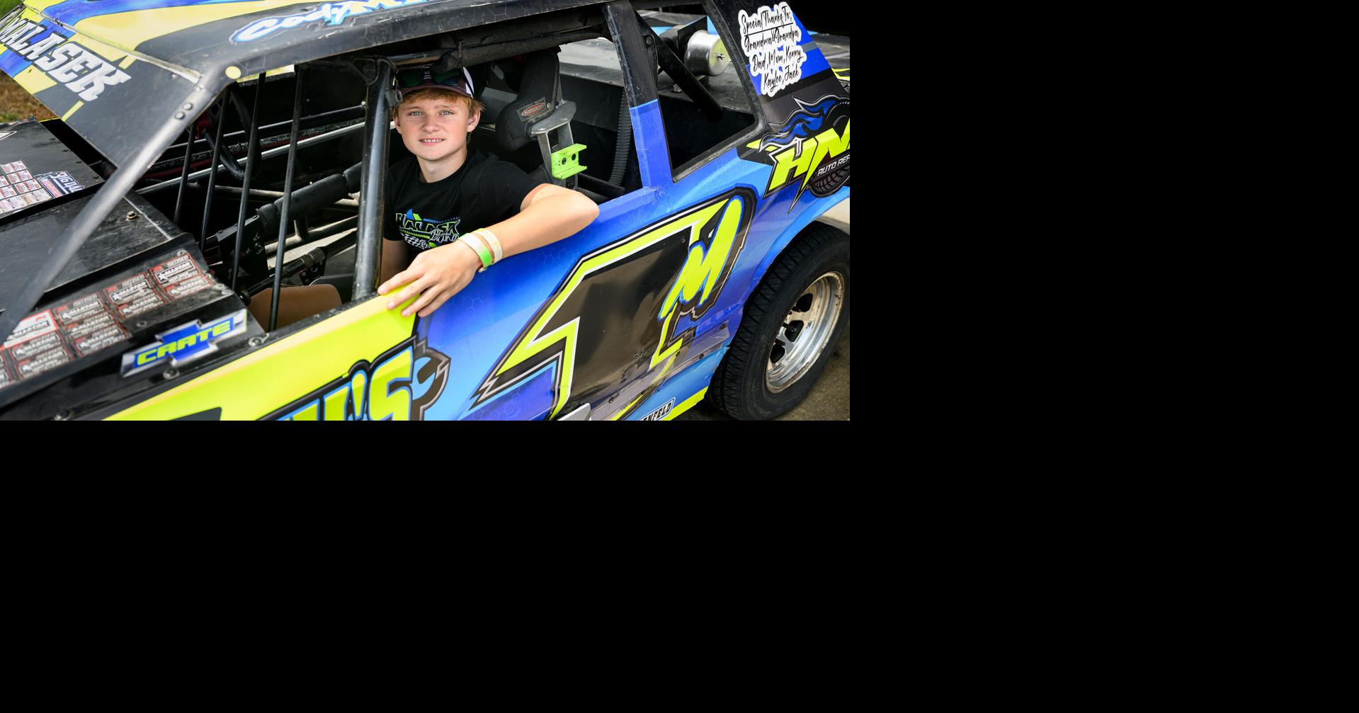 15-year-old Emerson stock car driver on career fast track
