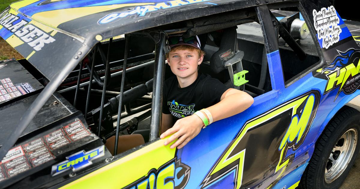 15-year-old Emerson stock car driver on career fast track