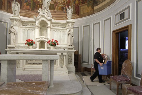 St. Joseph Catholic Church nears restoration completion after its fire.
