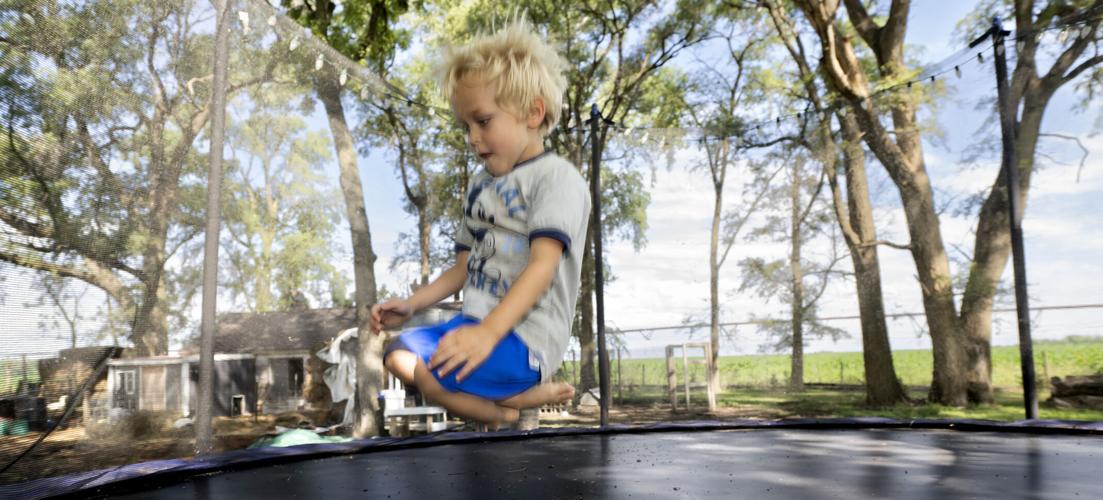 Trampoline fun
