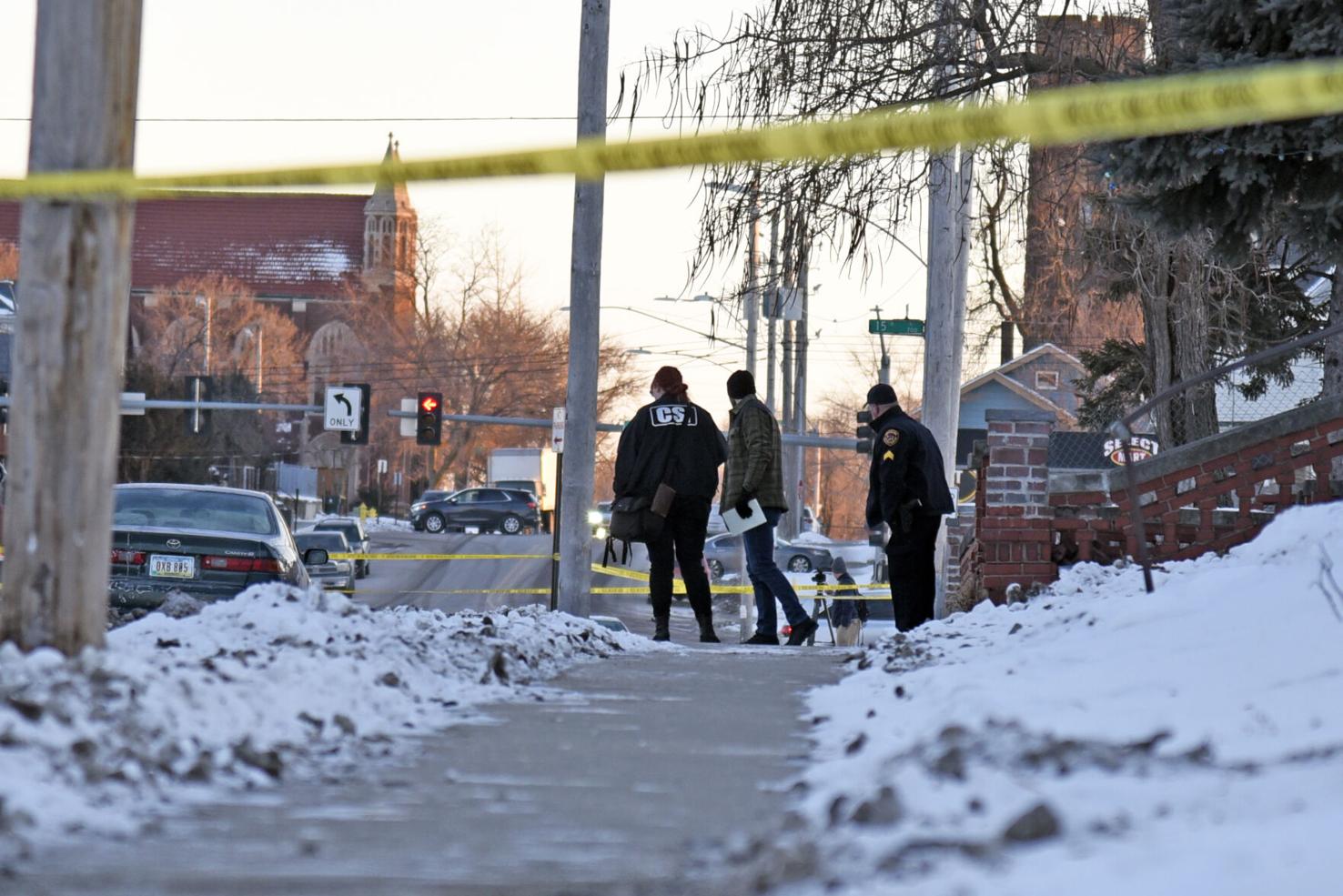 One shot on Sioux City's near north side
