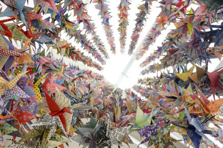 New WITCC paper crane exhibit pays tribute to COVID victims - Vimarsana News
