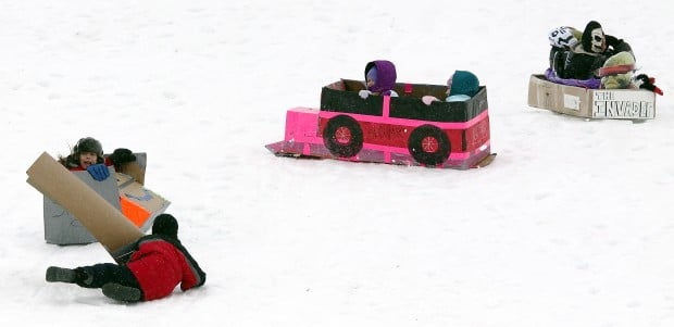 Cardboard Sled Races | Local news | siouxcityjournal.com