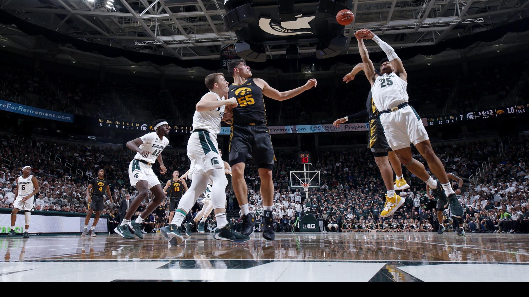 No 24 Michigan State Beats No 18 Iowa College Sports
