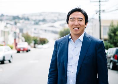 Presidential candidate Andrew Yang