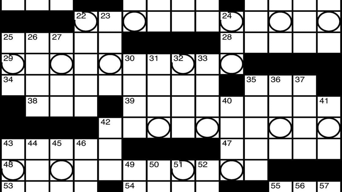 Crossword grid