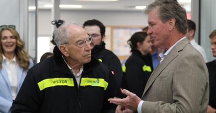 Grassley says pandemic shutdown was mistake during visit to Iowa manufacturer Grassley says pandemic shutdown was mistake during visit to Iowa manufacturer