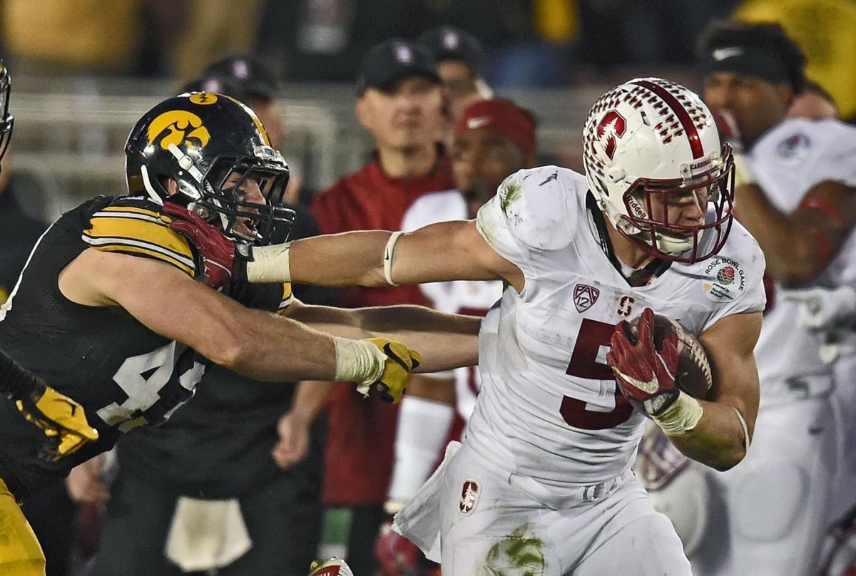 Christian McCaffrey takes first play of Rose Bowl 75 yards for touchdown