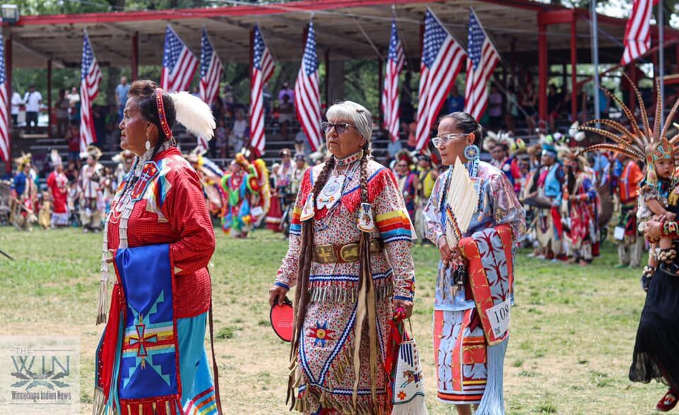 All weekend long, the Winnebago Tribe is hosting powwow with dancing