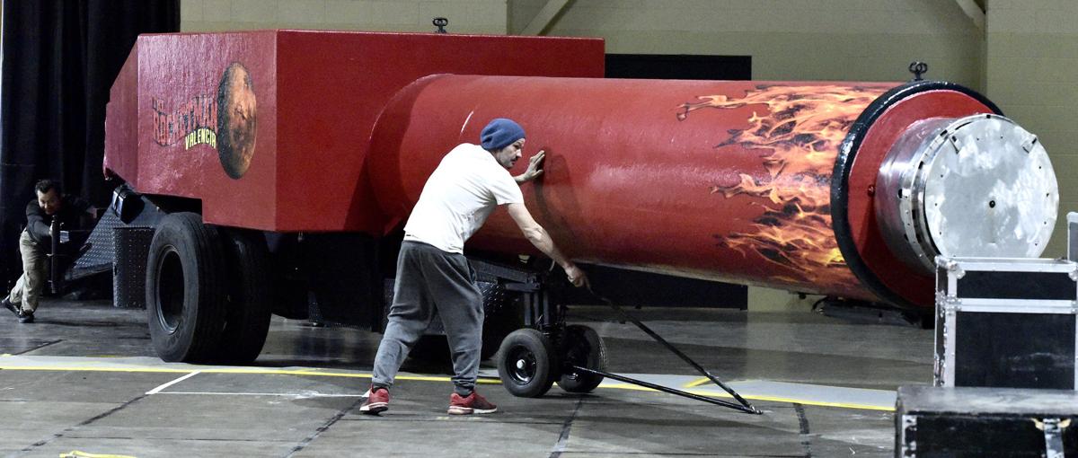 2019 Shrine Circus preparation