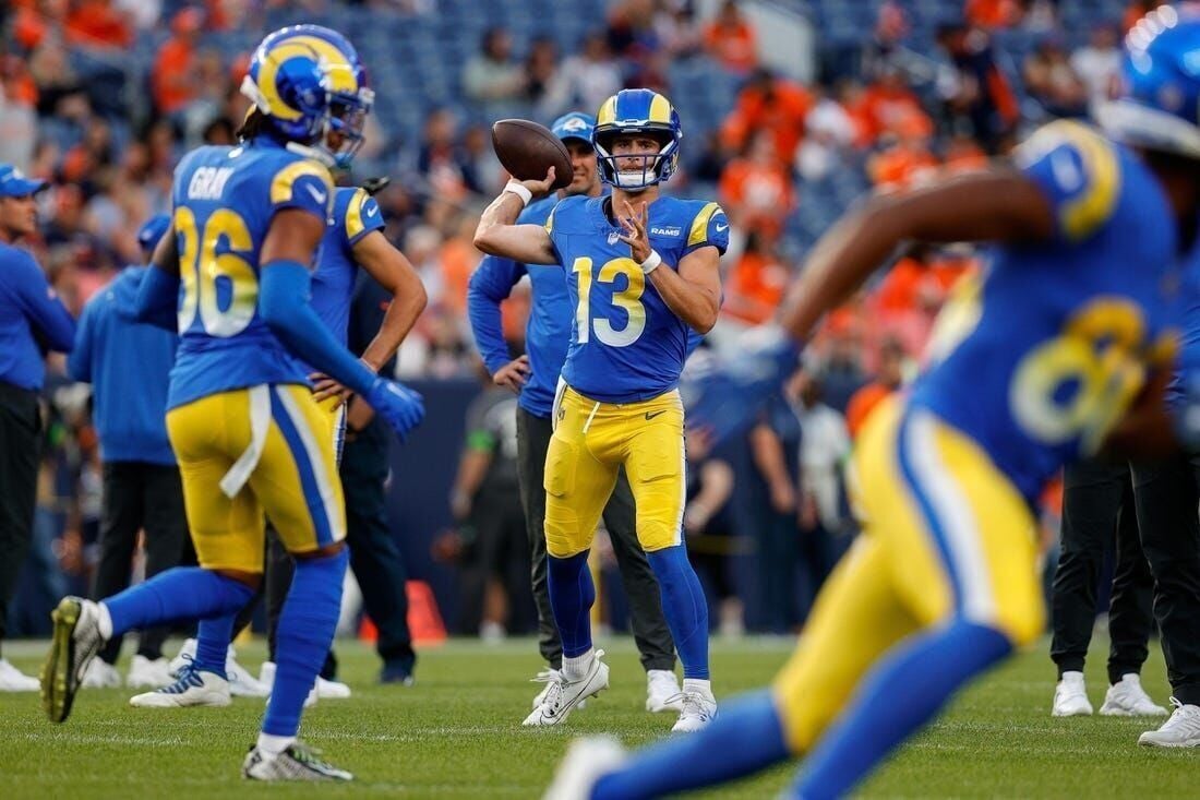 Stetson Bennett gets his first NFL action for the Rams