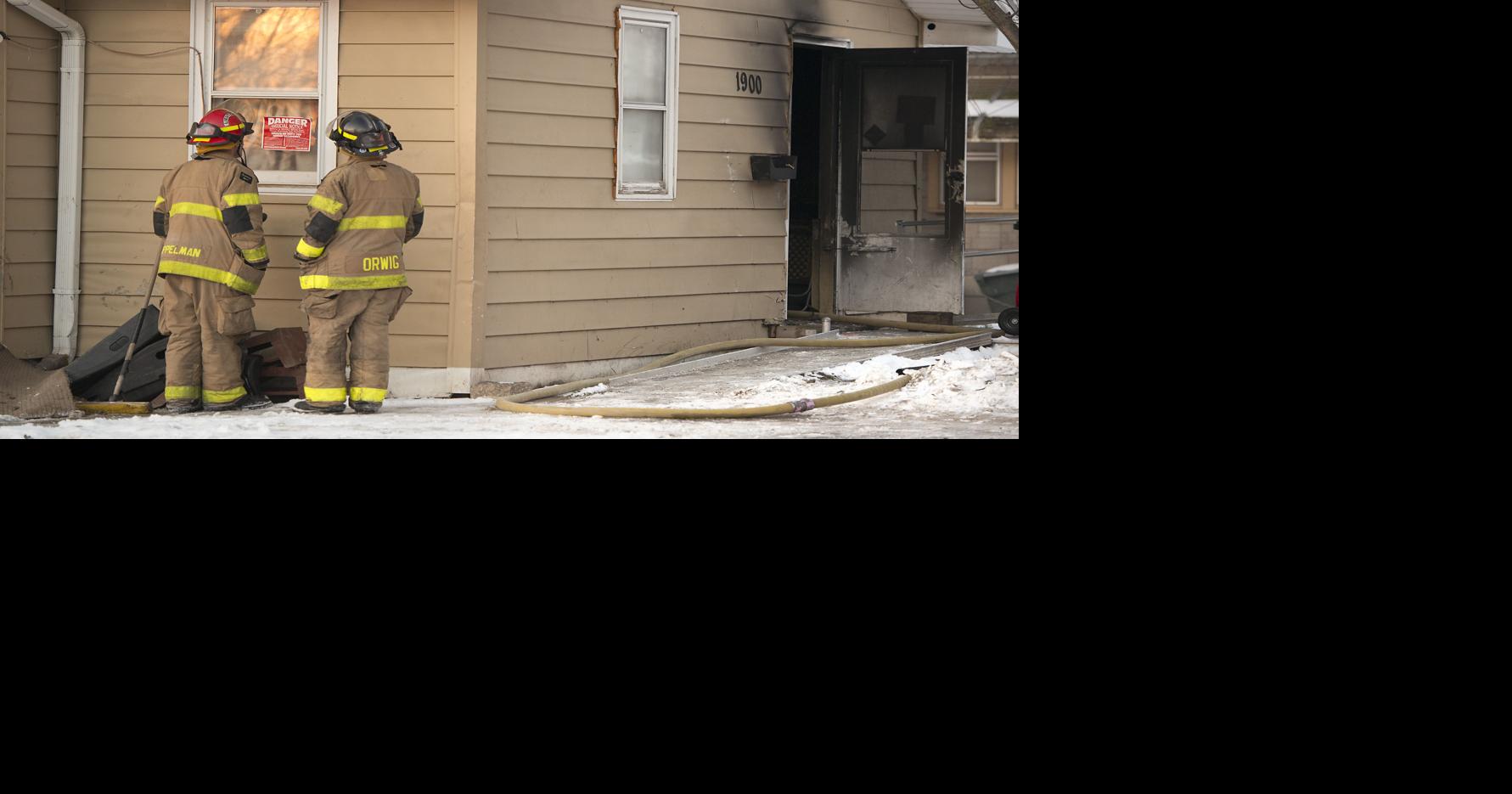 Fire damages redtagged house on city's west side