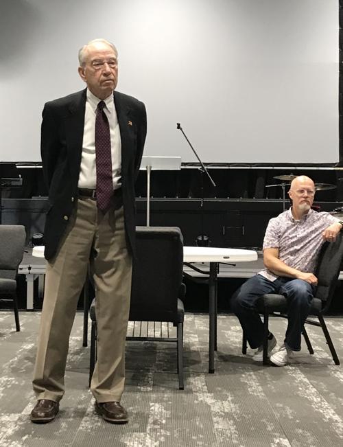Grassley at Sioux City church