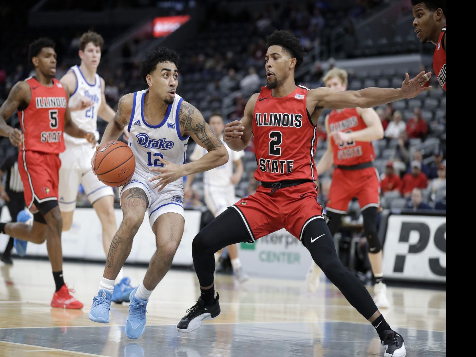Drake Men S Basketball Wins Valley Tournament Opener Against