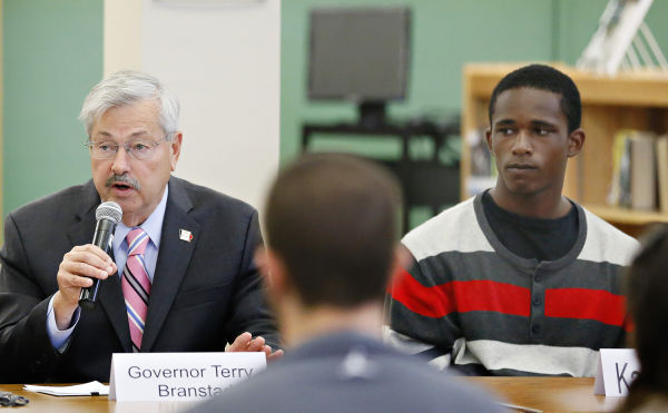 Gov. Branstad panel discussion on bullying at West High