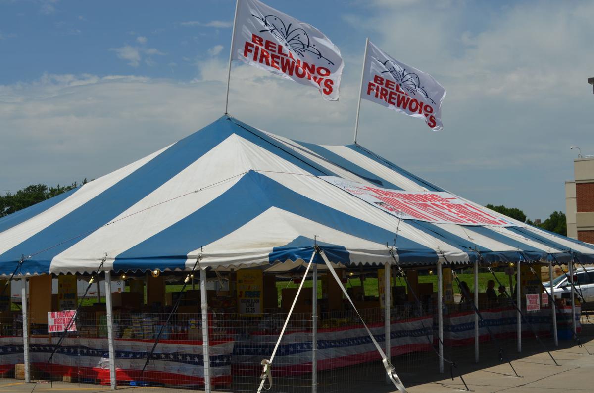 Fireworks tent