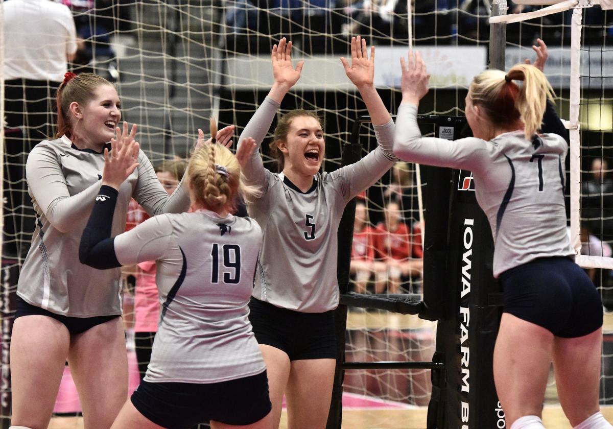 Pleasant Valley vs Iowa City Liberty state volleyball