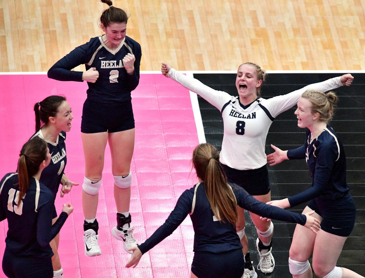 Sergeant Bluff-Luton vs Bishop Heelan state volleyball
