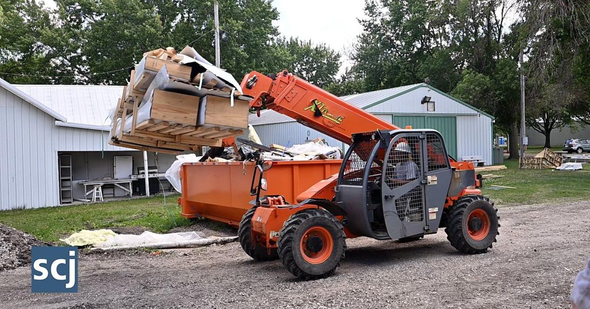 Monona County Fairgrounds is being rebuilt after fire