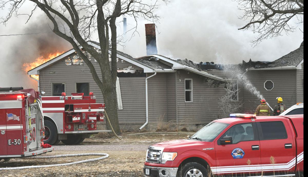 UPDATE No one home at the time of totalloss Dakota City house fire