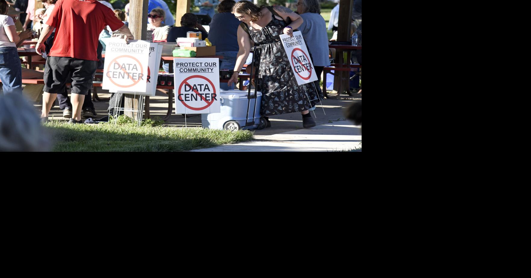 Salix residents gather to voice opposition to potential data center