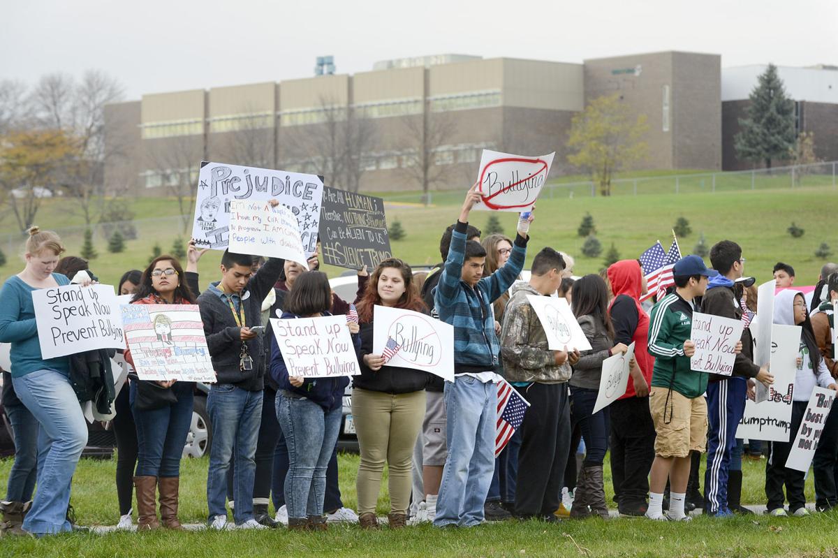 About 650 protest Trump visit to West High in Sioux City Latest News