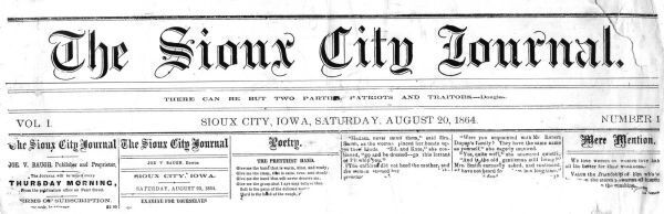 Sioux City Journal from Sioux City, Iowa 