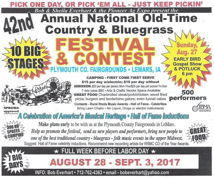 42nd Annual National Old Time Music Festival (Aug. 28-Sept 3