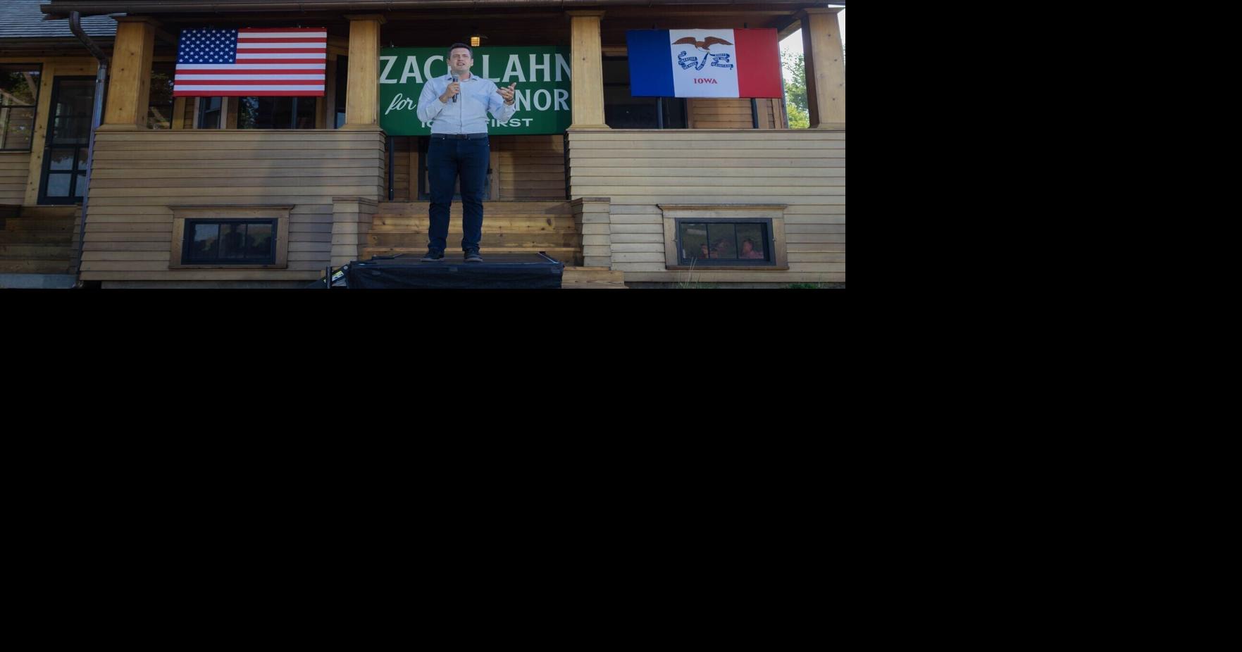 How did Zach Lahn win Iowa’s GOP gubernatorial primary?