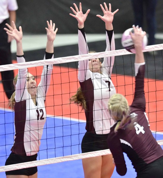 Photos Western Christian vs Grundy Center state volleyball