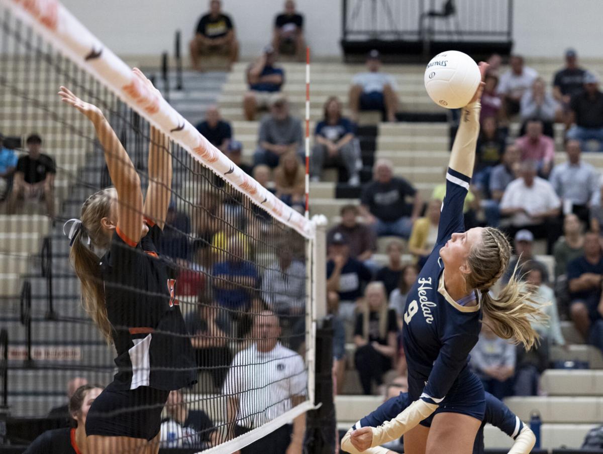 East vs Heelan volleyball