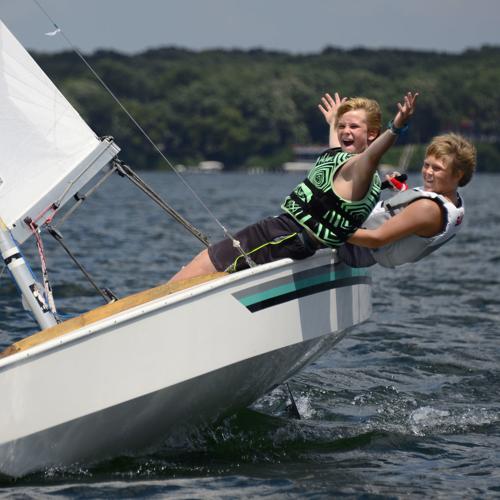 sailing school kid shot