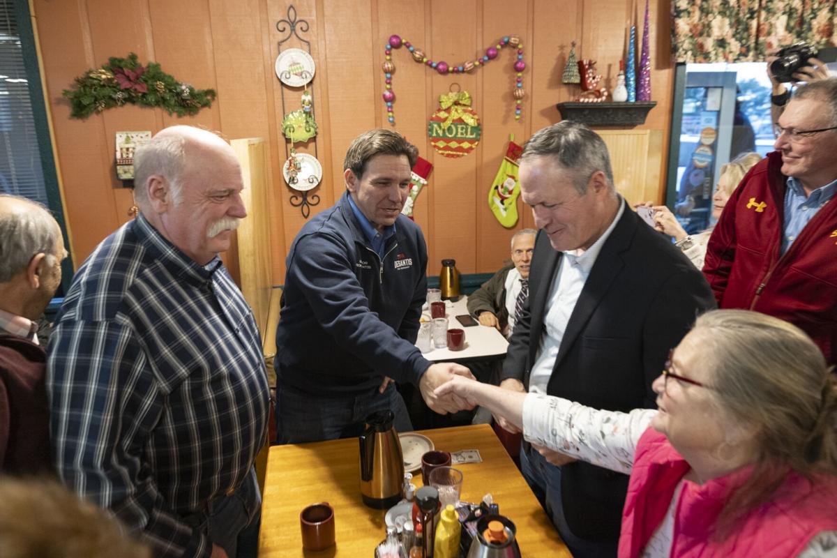 PHOTOS Ron DeSantis campaigns at Johnnie Mars in Sioux City
