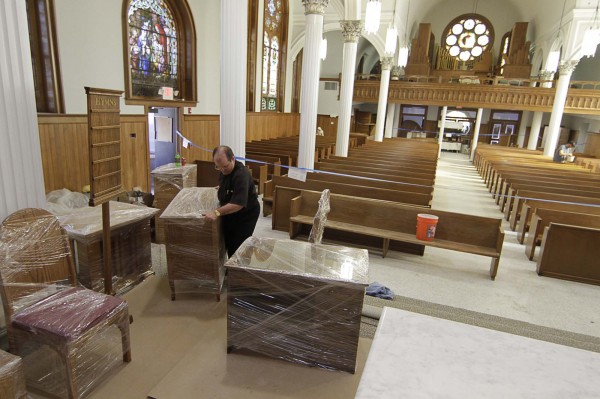 St. Joseph Catholic Church nears restoration completion after its fire.