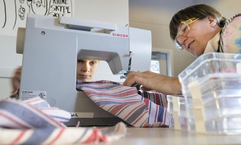 Community sewing event