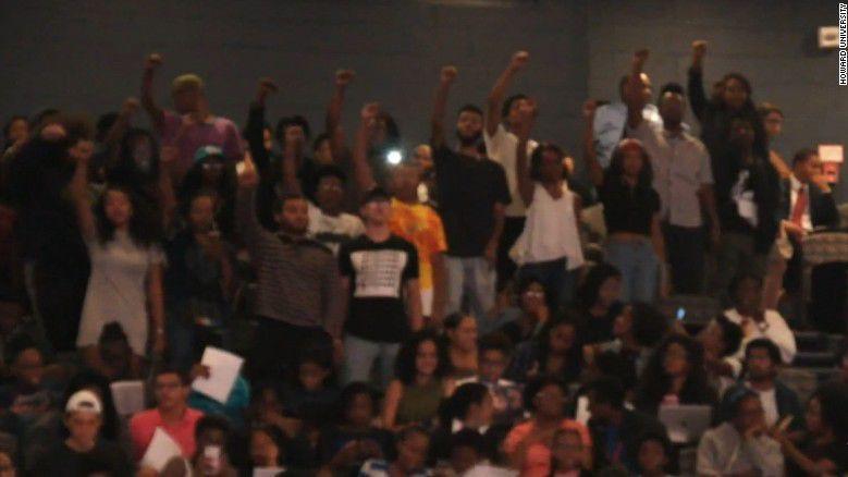 The former FBI director spoke at Howard University. It did not go well