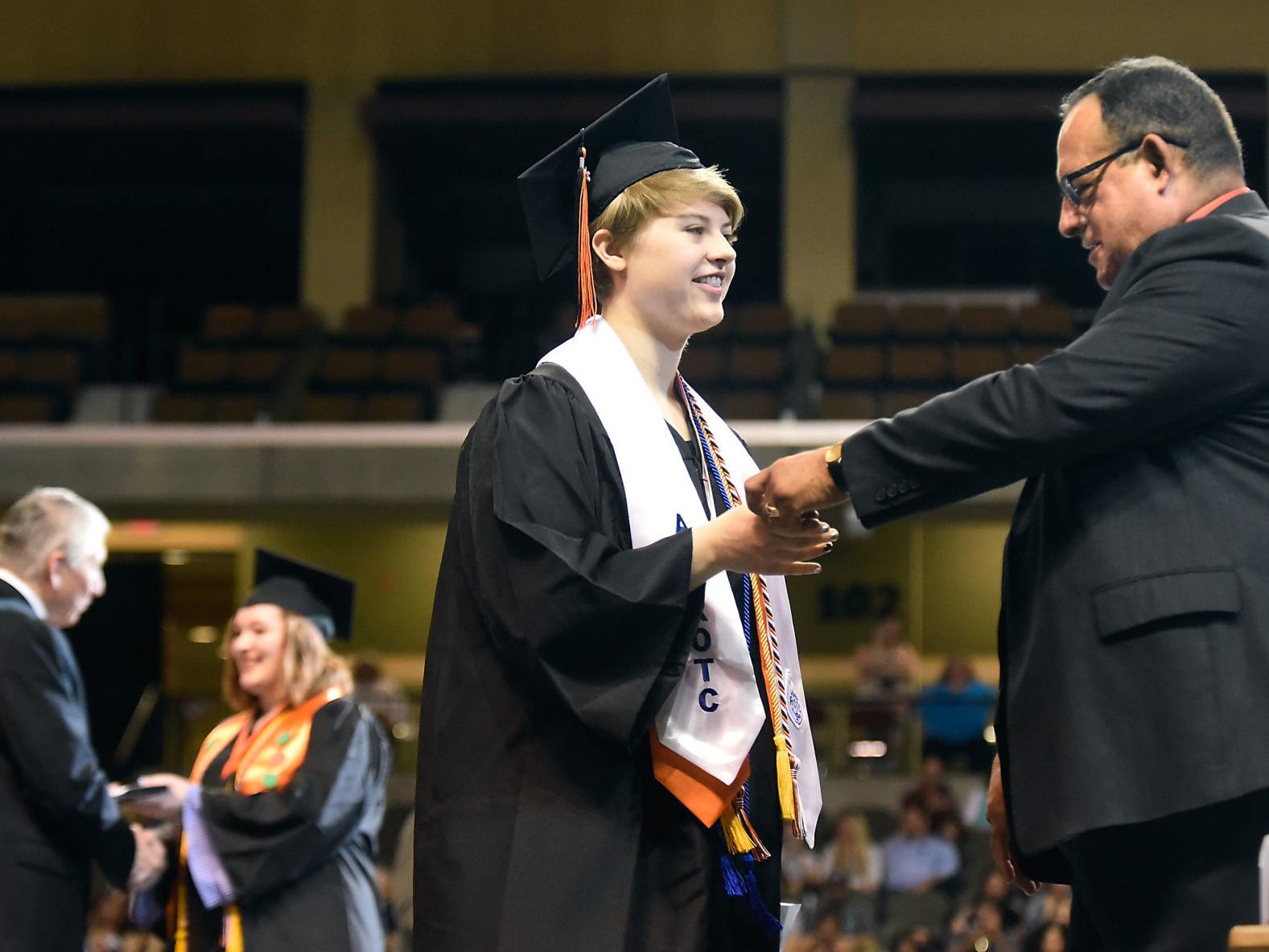 Sioux City East High School Presents Diplomas To Graduates