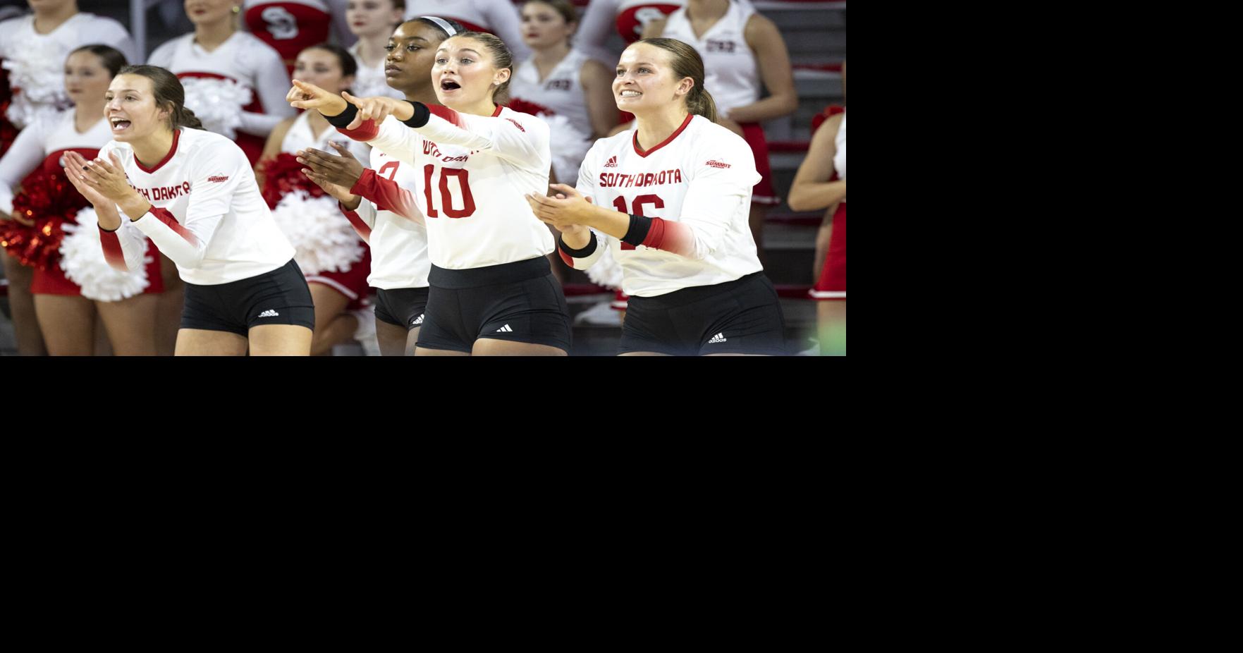 WATCH NOW: South Dakota volleyball knocks off Missouri in five-set thriller