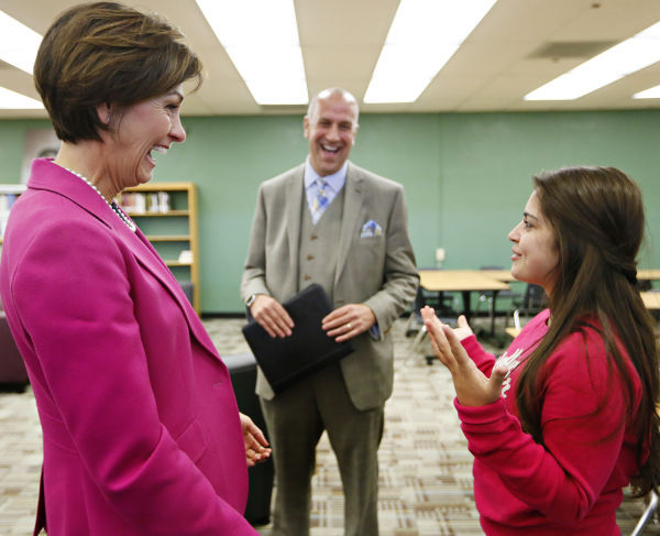 Gov. Branstad panel discussion on bullying at West High