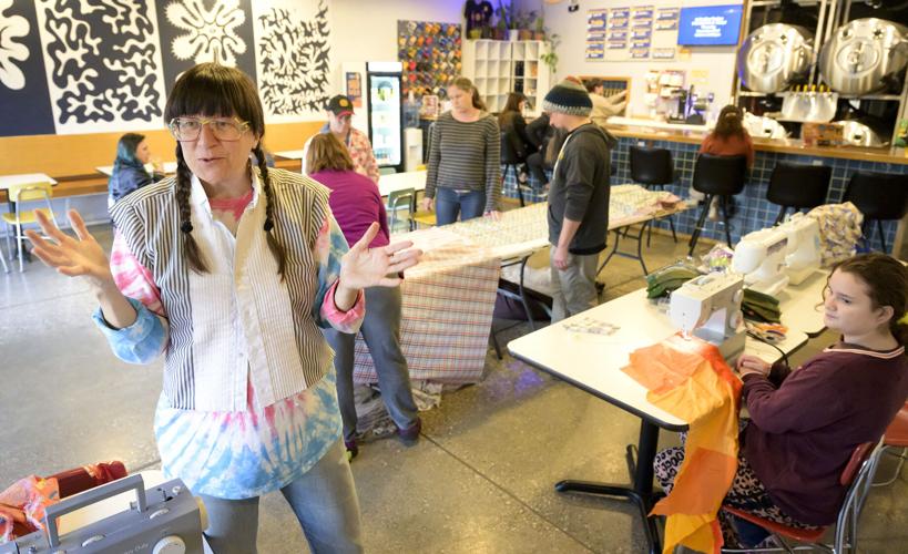 Community sewing event