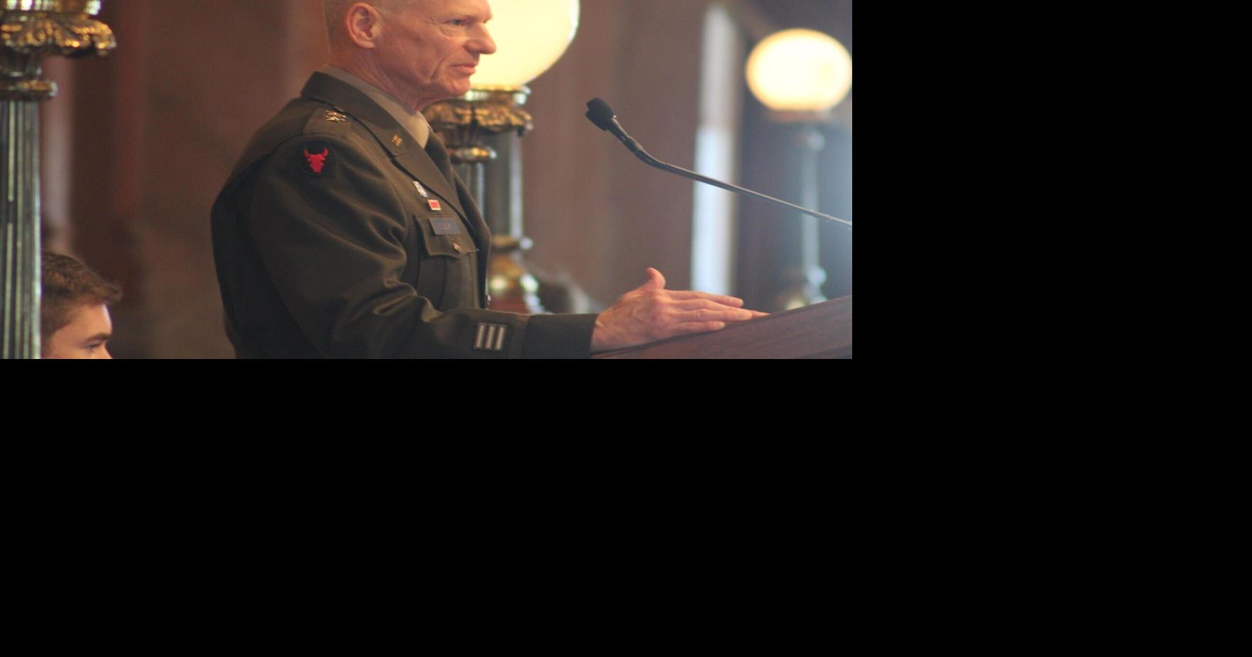 Top Iowa Guard commander honors 2 soldiers killed in Syria; highlights 185th airmen deployed to Middle East