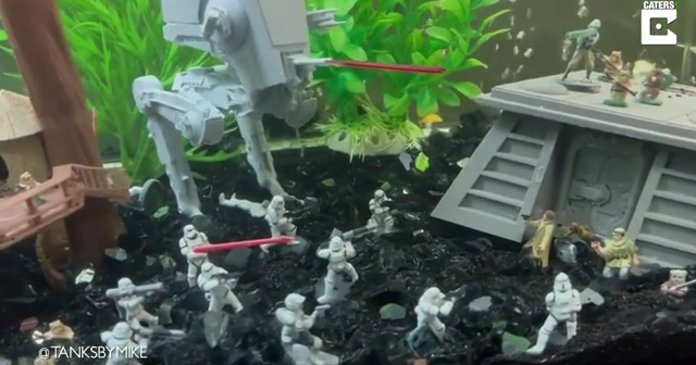 Star wars deals fish tank decorations