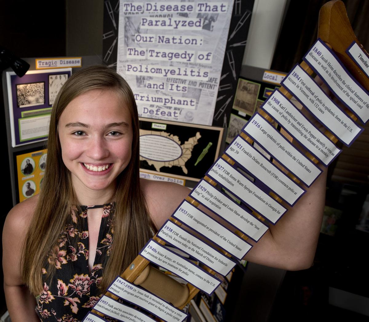 Le Mars middle schooler shows off history project at Smithsonian museum