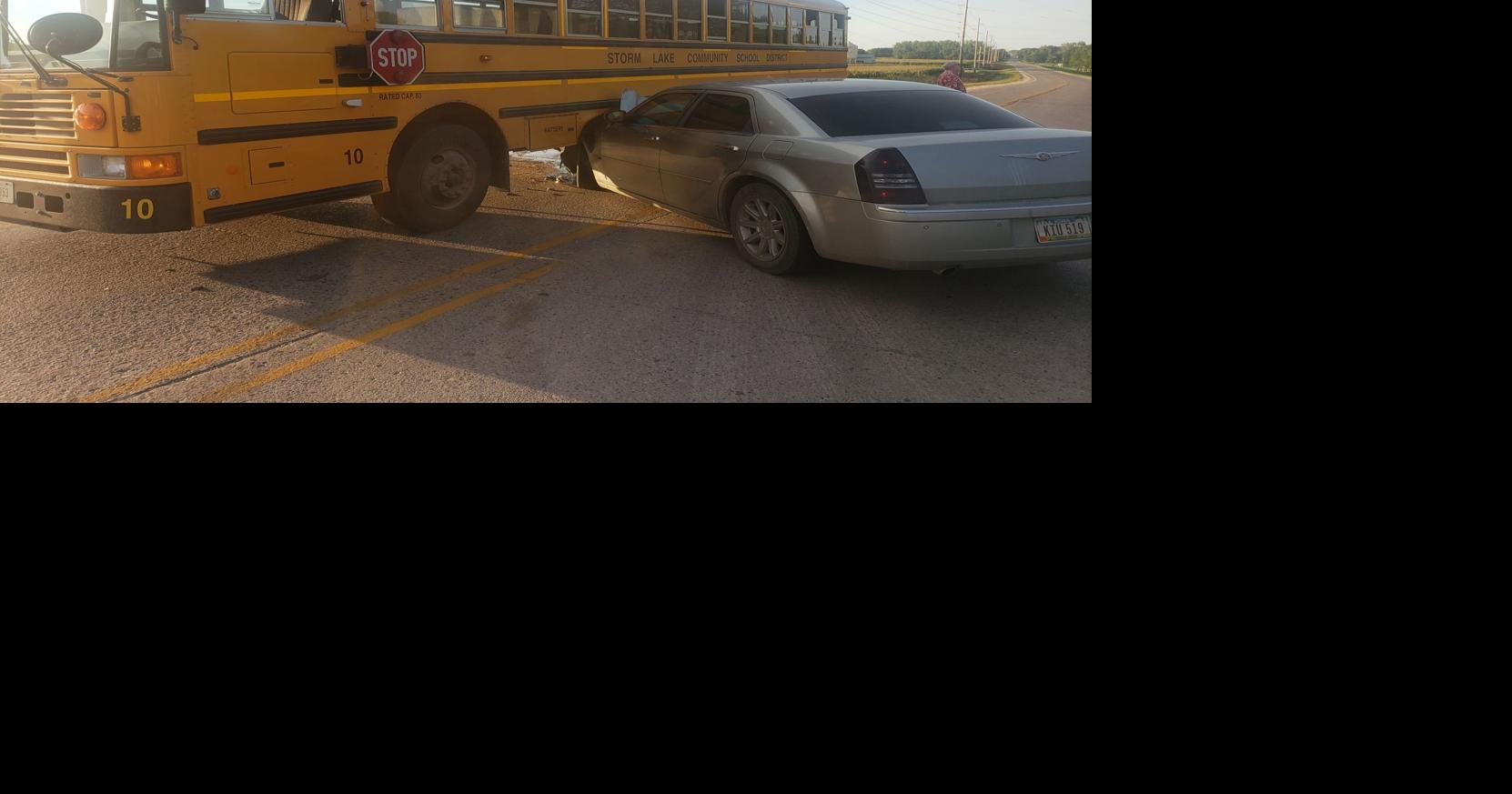 Woman charged with OWI after hitting Storm Lake school bus