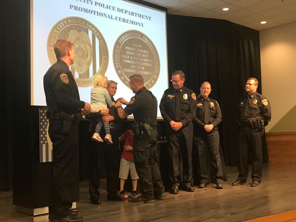 3 Sioux City Police Officers promoted at ceremony